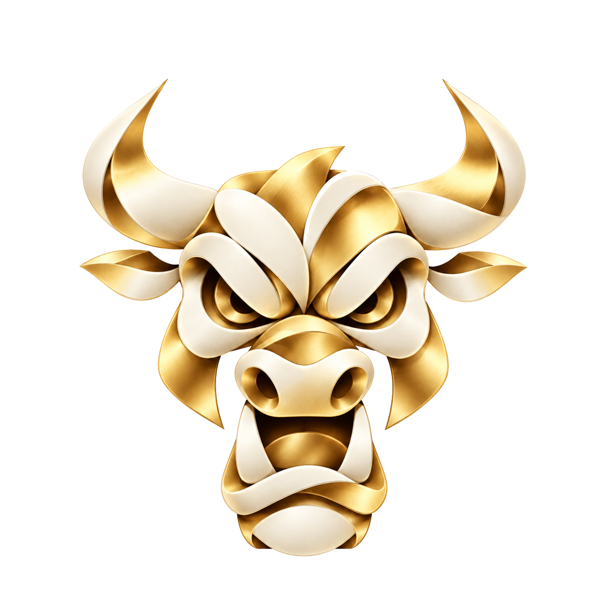 BrewBull gold bull mascot